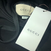 Felpa GUCCI jersey tecnico nastro GG jacquard nera