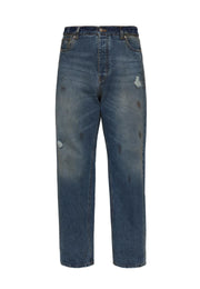 Jeans RICHMOND X baggy con rotture destroy blue scuro