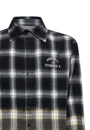 Camicia RICHMOND X tartan check bianco/nera