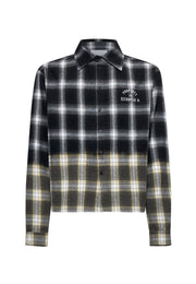 Camicia RICHMOND X tartan check bianco/nera