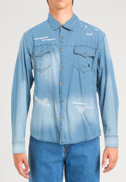 Camicia jeans RICHMOND X denim light blue