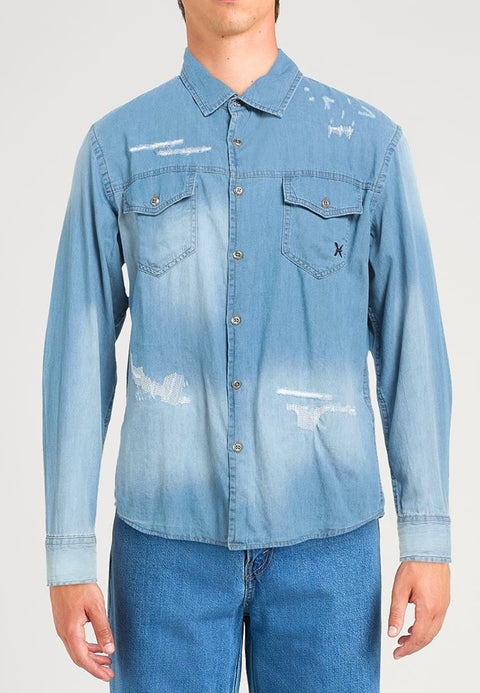 Camicia jeans RICHMOND X denim light blue