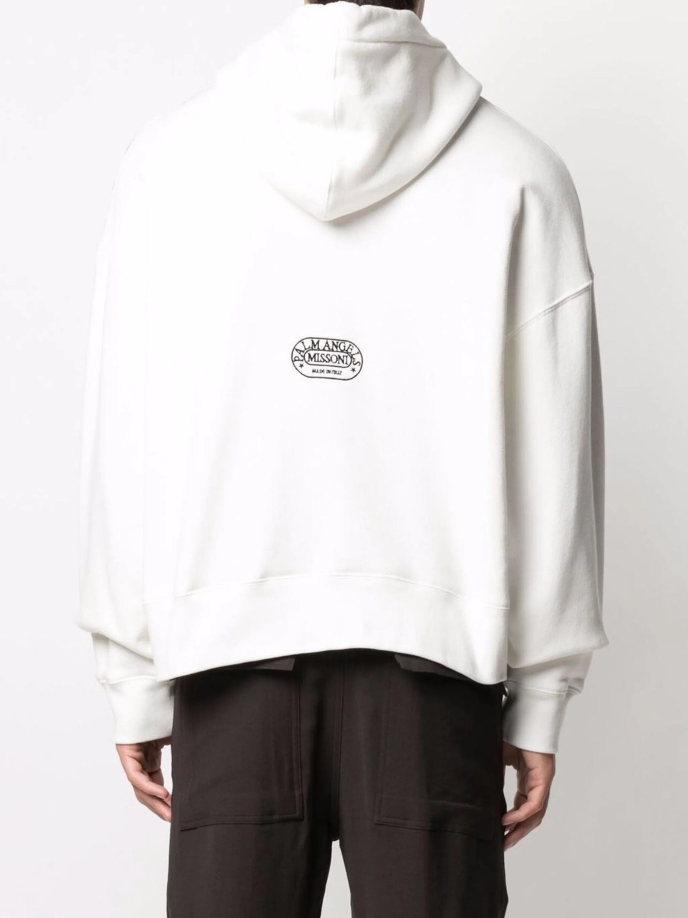 Bluza PALM ANGELS x MISSONI oversize z nadrukiem biała