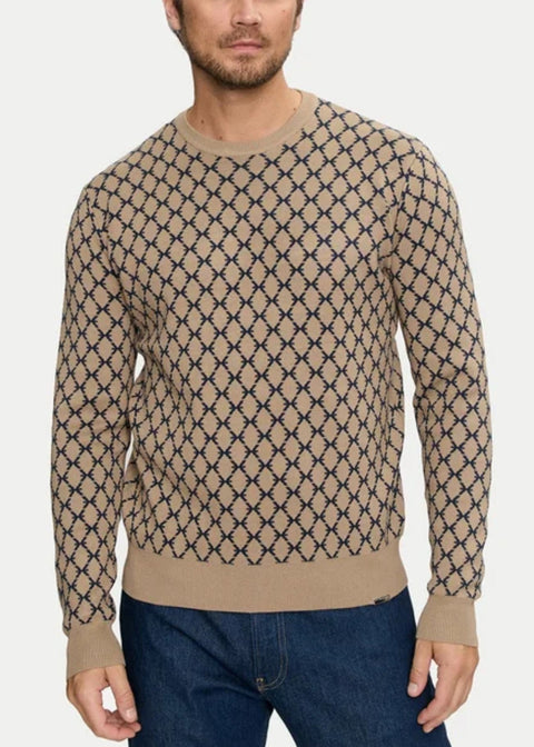 Maglione RICHMOND X sweater monogram beige