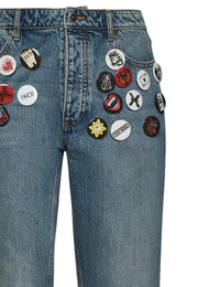 Jeans RICHMOND X relaxed fit con badge denim blue