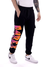 Pantalone tuta PYREX stampa nero