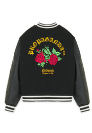 Giacca college PROPAGANDA Mantis Varsity nero