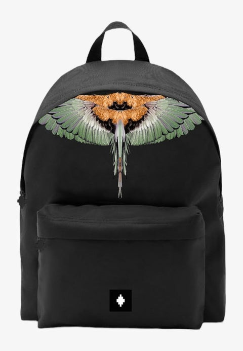 Zaino MARCELO BURLON COUNTY OF MILAN verde wings nero