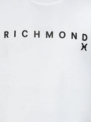 T-shirt RICHMOND X stampa logo bianca