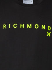 Completino estivo RICHMOND X t-shirt + bermuda stampa logo nero