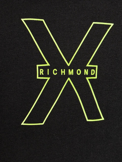 T-shirt RICHMOND X stampa logo nera