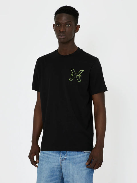 T-shirt RICHMOND X stampa logo nera