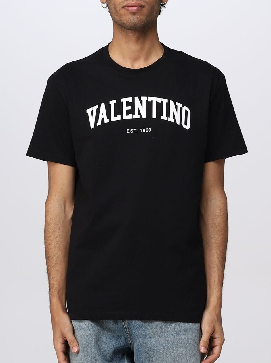 Tシャツ・カットソー VALENTINO Chez Valentino cotton T-shirt Burro/nero Chez Valentino cotton t-shirt | Luisa World