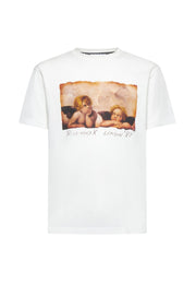 T-shirt RICHMOND X boxy fit stampa bianca