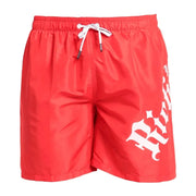 Costume JOHN RICHMOND swimboxer stampa laterale rosso/bianco