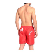 Costume JOHN RICHMOND swimboxer stampa laterale rosso/bianco