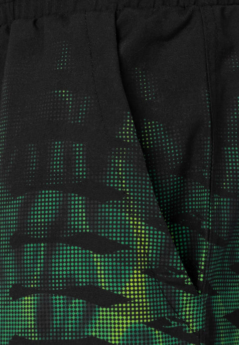 Costume boxer PROPAGANDA swimtrunk flames nero