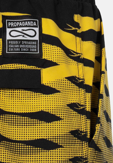Costume boxer PROPAGANDA swimtrunk ribs nero