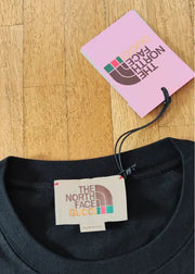 T-shirt GUCCI x THE NORTH FACE oversize nera