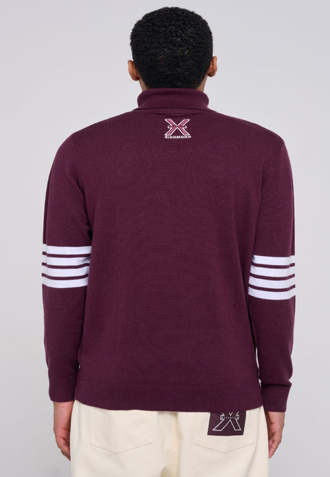 Maglione RICHMOND X dolcevita sweater collo alto  wine