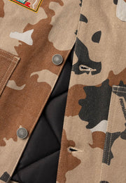 Giacca PROPAGANDA work trooper patch e ricami all over comouflage