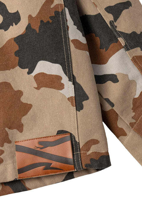 Giacca PROPAGANDA work trooper patch e ricami all over comouflage