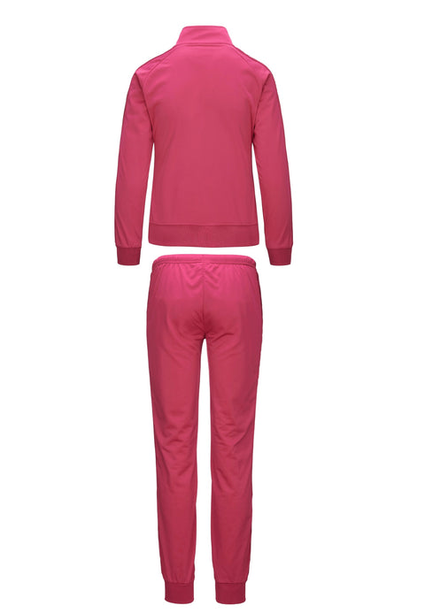 Completo tuta donna KAPPA 222 Banda felpa + pantalone fuchsia bright rose/fuchsia