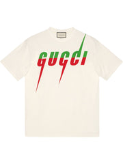 T-shirt GUCCI stampa Blade large fit color milk