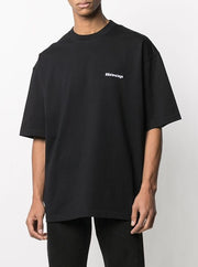 T-shirt BALENCIAGA logo BB con ricamo nera