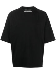 T-shirt PALM ANGELS oversize con logo nera