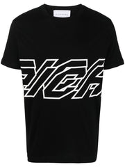 T-shirt JOHN RICHMOND stampa logo nera