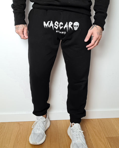 Pantalone MASCARO tuta stampa Skull nero - MASCARO