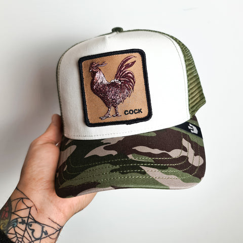Cappello GOORIN BROS Cock camouflage verde/bianco - MASCARO