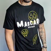 T-shirt MASCARO multi smile nera - MASCARO