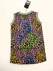 Canotta donna in rete BOY LONDON all over fantasia animalier