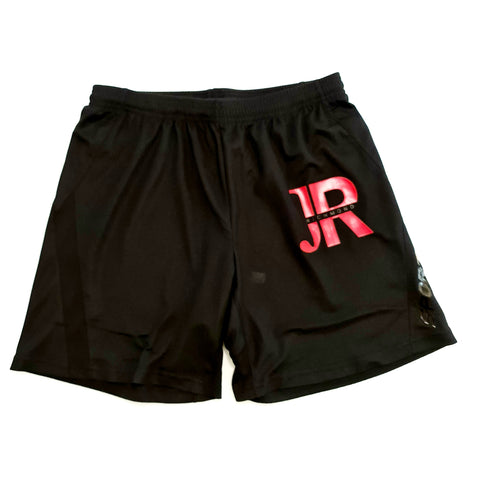 Pantaloncino leggero RICHMOND sport stampa nero/rosso