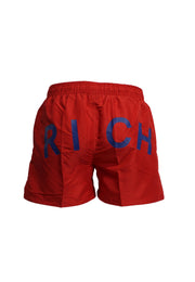 Costume JOHN RICHMOND swimboxer corto stampa dietro rosso