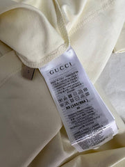 T-shirt GUCCI stampa Blade large fit color milk