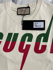 T-shirt GUCCI stampa Blade large fit color milk