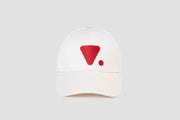 Cappellino VALVOLA V Bianco/Rosso - MASCARO