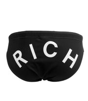 Costume slip JOHN RICHMOND stampa logo sul retro nero