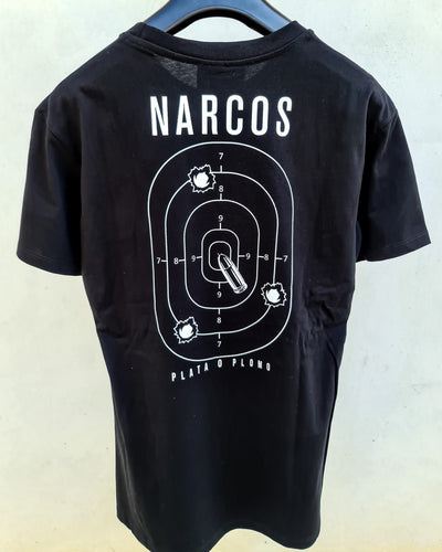 T-shirt NARCOS stampa nera - MASCARO