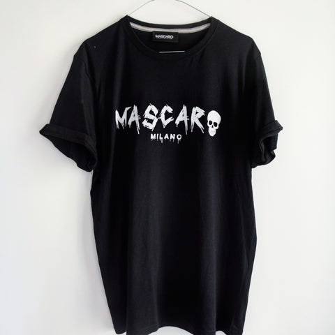 Tshirt MASCARO skull nera - MASCARO