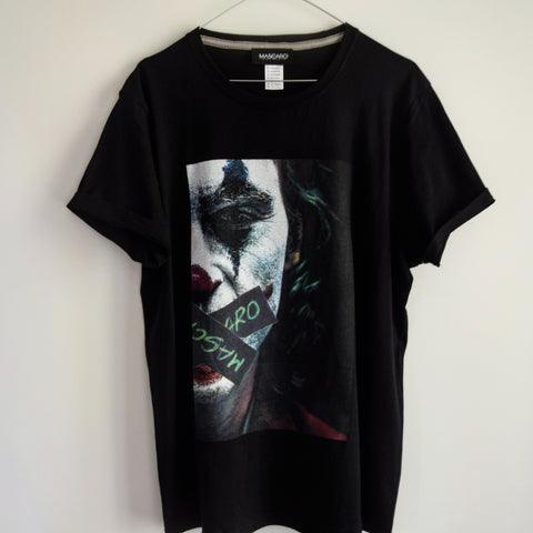 Tshirt MASCARO joker nera - MASCARO