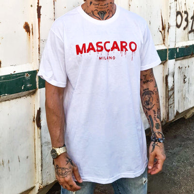 Tshirt MASCARO blood bianca - MASCARO