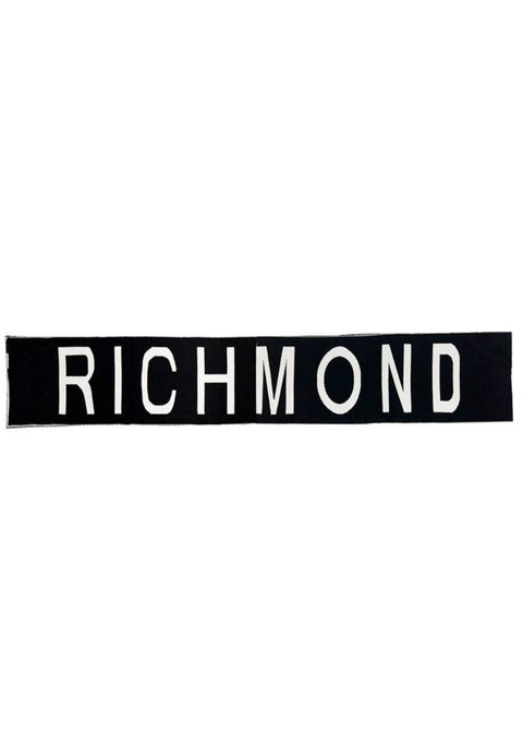 Sciarpa JOHN RICHMOND logo nero/bianco