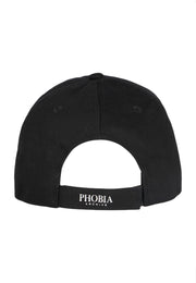 Cappello con visiera PHOBIA con fulmini viola nero