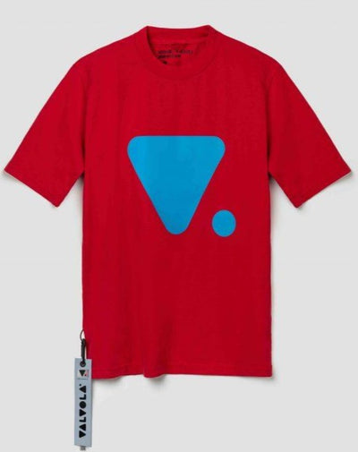 T-Shirt VALVOLA V Rossa/Azzurra - MASCARO