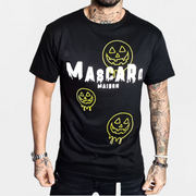 T-shirt MASCARO multi smile nera - MASCARO