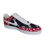 Scarpe sneaker NIKE Court vision mod. Bandana rossa nera